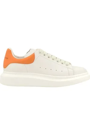 Alexander McQueen Sneakers, male, , Size: 11 US Leather Sneaker with Platform Sole