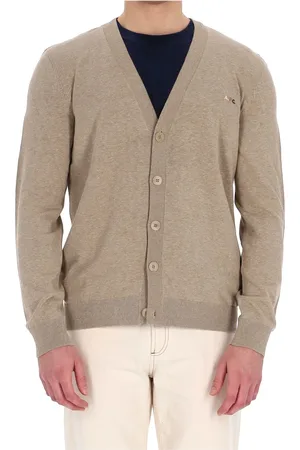 A.P.C. Cardigans, male, , Size: 2XL Pure Cotton Cardigan Jamie