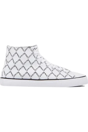 Paul Smith Sneakers, male, , Size: 8 US Logo Hi-Top Canvas Sneakers