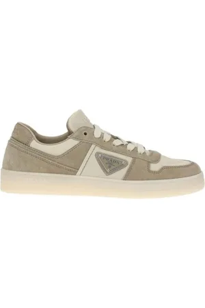 Prada Sneakers, male, , Size: 9 1/2 US Iconic Lace-Up Suede Sneakers