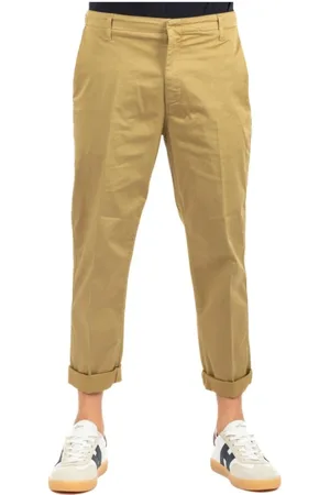 Dondup Cropped Trousers, male, , Size: W31 Stylish Pants for Men