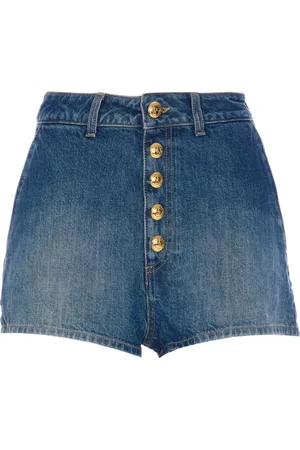 Elisabetta Franchi Denim Shorts, female, , Size: W27 Shorts for Women