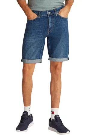 Calvin Klein Denim Shorts, male, , Size: W29 Cotton Denim Shorts with Pockets