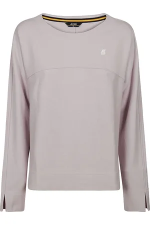 K-Way Sweatshirts, female, , Size: M Cotton Sweatshirt with Sleeve Slits