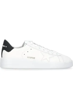 Golden Goose Sneakers, female, , Size: 6 US Leather Sneakers with Star Logo