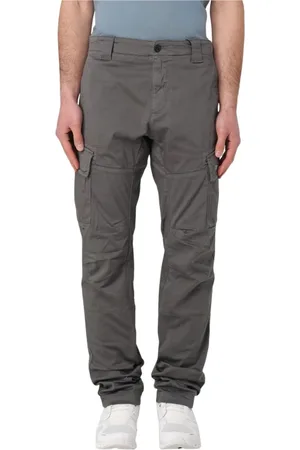 C.P. Company Straight Trousers, male, , Size: XL Stylish Trousers for Men