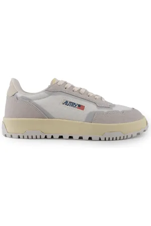 Autry Sneakers, male, , Size: 7 US White and Marshmallow Men
