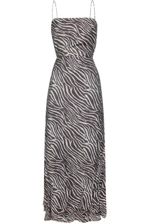 IRO Midi Dresses, female, , Size: XS Zebra Print Midi Dress