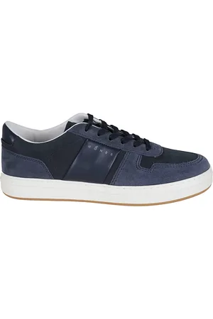 Hogan Sneakers, male, , Size: 8 1/2 US Suede Sneakers with Leather Details