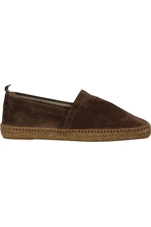 Castaner Espadrilles, male, , Size: 12 US Suede Espadrilles with Tricolor Tab