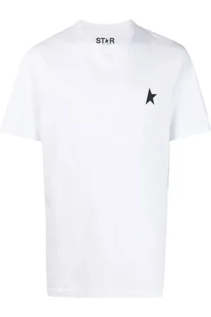 Golden Goose T-Shirts, male, , Size: L Signature One Star T-shirts and Polos