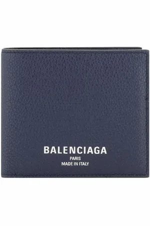 Balenciaga Wallets & Cardholders, male, , Size: ONE SIZE Embossed Monogram Bifold Wallet