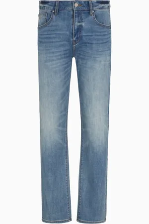 Armani Exchange Straight Jeans, male, , Size: W36 Stylish Trousers for Men
