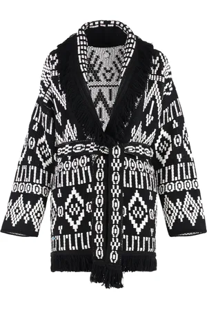 Alanui Cardigans, female, , Size: L Jungle Beat Cardigan with Fringed Edges