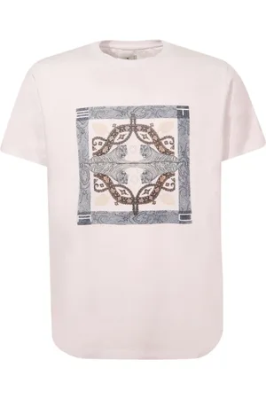 Etro T-Shirts, male, , Size: 2XL Geometric Print Crewneck T-shirt