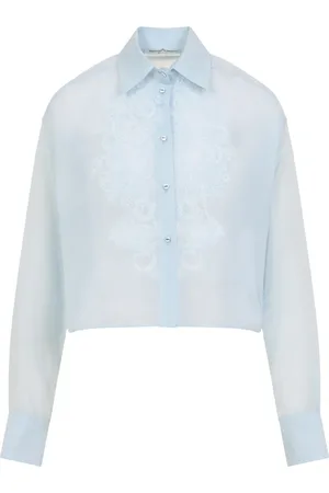 ERMANNO SCERVINO Shirts, female, , Size: XS Stylish Cropped Shirt