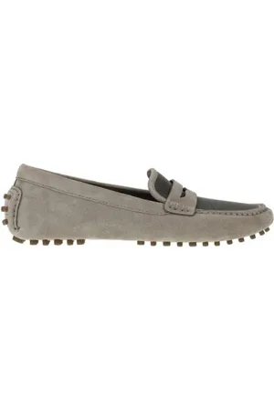 Brunello Cucinelli Loafers, female, , Size: 8 US Jewel Embellished Leather Loafers