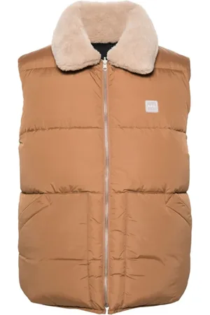 A.P.C. Vests, male, , Size: M Reversible Quilted Teddy Vest