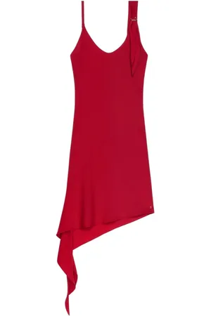 Courrèges Short Dresses, female, , Size: S Ruby Sleeveless Asymmetric Hem Dress