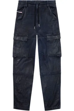 Diesel Straight Trousers, male, , Size: W34 Stylish Pants for Men and Women