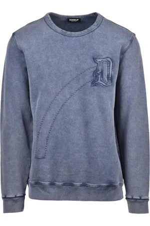Dondup Sweatshirts, male, , Size: 2XL Cotton Sweatshirt - Model: Felpa