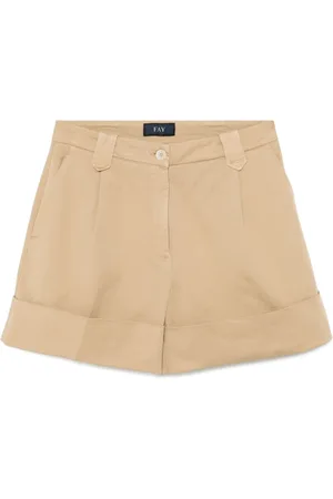 FAY Short Shorts, female, , Size: W27 Short Shorts with Turn-Up Cuffs