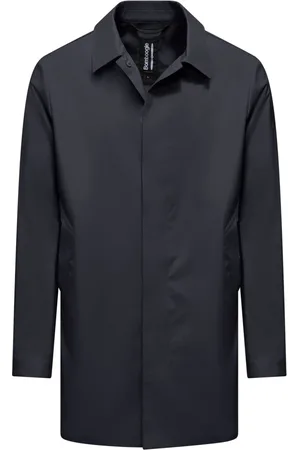 Bomboogie Single-Breasted Coats, male, , Size: XL Unlined trench with collar