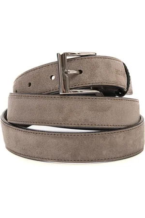 Hogan Belts, male, , Size: ONE SIZE Bicolored Reversible Leather Belt with Logo