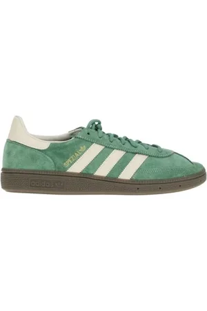 adidas Sneakers, male, , Size: 11 US Suede Handball Sneakers with Flat Sole