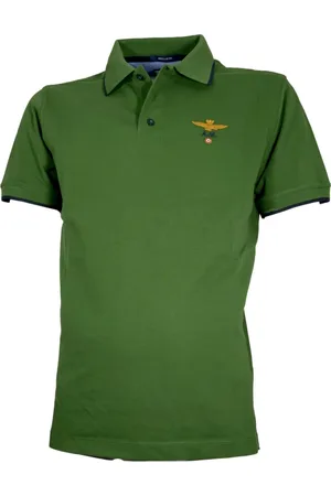 Aeronautica Militare Polo Shirts, male, , Size: L Short Sleeve Cotton Polo Shirt
