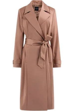 Guess Belted Coats, female, , Size: 2XL Trench with Coordinated Belt