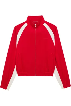 Saint Laurent Light Jackets, male, , Size: M Jackets with Front Zip Closure