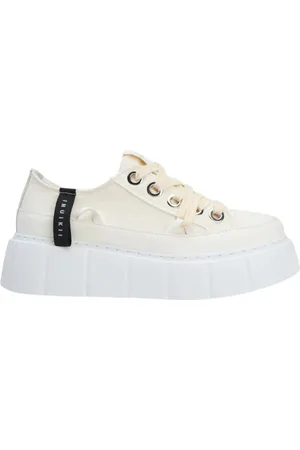 INUIKII Sneakers, female, , Size: 9 US Matilda Canvas Low White Shoes