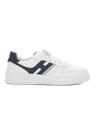 Hogan Sneakers, male, , Size: 10 1/2 US Canvas and leather sneakers with memory foam