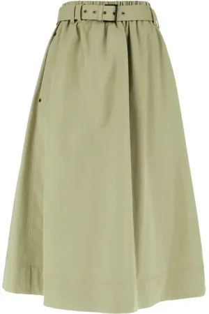 Brunello Cucinelli Midi Skirts, female, , Size: XS Stylish A-Line Skirt for Women