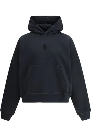 Alexander McQueen Hoodies, male, , Size: M Vintage Skull Oversized Hoodie