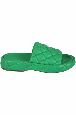 Bottega Veneta Sliders, male, , Size: 9 US Padded Lambskin Sandal