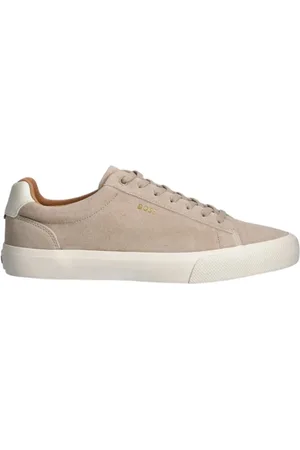 HUGO BOSS Sneakers, male, , Size: 8 US Suede Low-top Sneakers