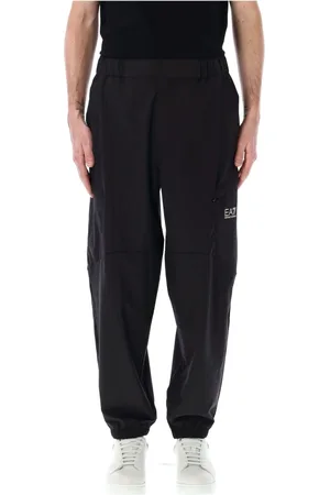 EA7 Straight Trousers, male, , Size: S Stylish Pants for Men