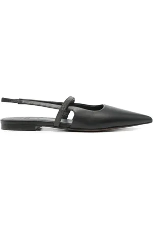 Brunello Cucinelli Ballerinas, female, , Size: 10 US Slingback Ballet Flats