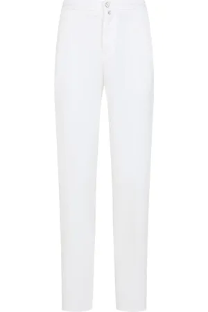 Kiton Straight Trousers, male, , Size: W34 Stylish Pants