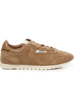 Autry Sneakers, female, , Size: 8 US Suede Leather Sneakers Camel