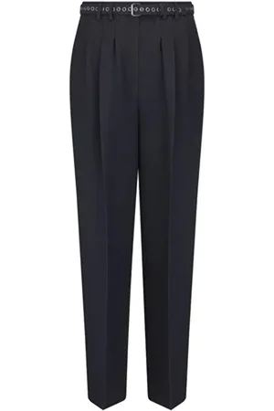 Dior Straight Trousers, female, , Size: S Wool Silk Pants