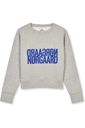 Mads Norgaard Sweatshirts, female, , Size: XL Boxy Sweatshirt with Cool Print