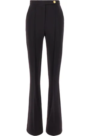 Elisabetta Franchi Wide Trousers, female, , Size: 2XL Stylish Pants for Women