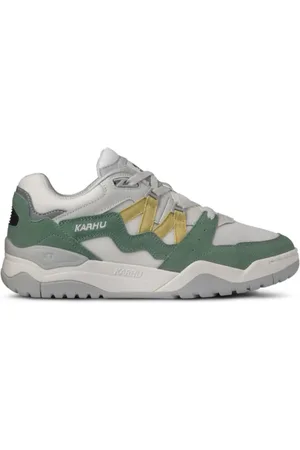 Karhu Sneakers, male, , Size: 11 1/2 US Fusion XT Iceberg Green Dusty Yellow
