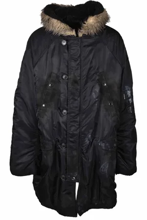 Balenciaga Winter Jackets, male, , Size: M Quilted Jacket with Buttons and Zipper