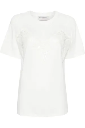 ERMANNO SCERVINO T-Shirts, female, , Size: S Basic Tee Shirt
