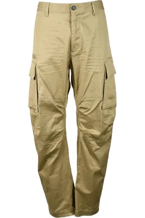 Dsquared2 Straight Trousers, male, , Size: XL Cargo pants in cotton elastane blend