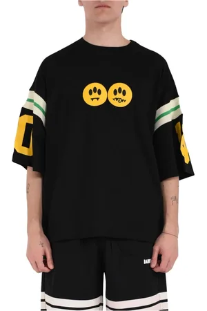 BARROW T-Shirts, male, , Size: XS Jersey T-shirt with smile decoration